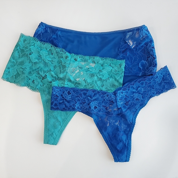 Soma Intimates & Sleepwear 3 Soma Embraceable Signature Lace Thong Boyshort Underwear Lot